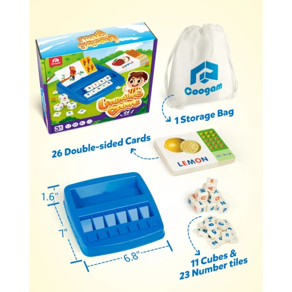 Jeu d'association de lettres et de chiffres Coogam Montessori - Image 4